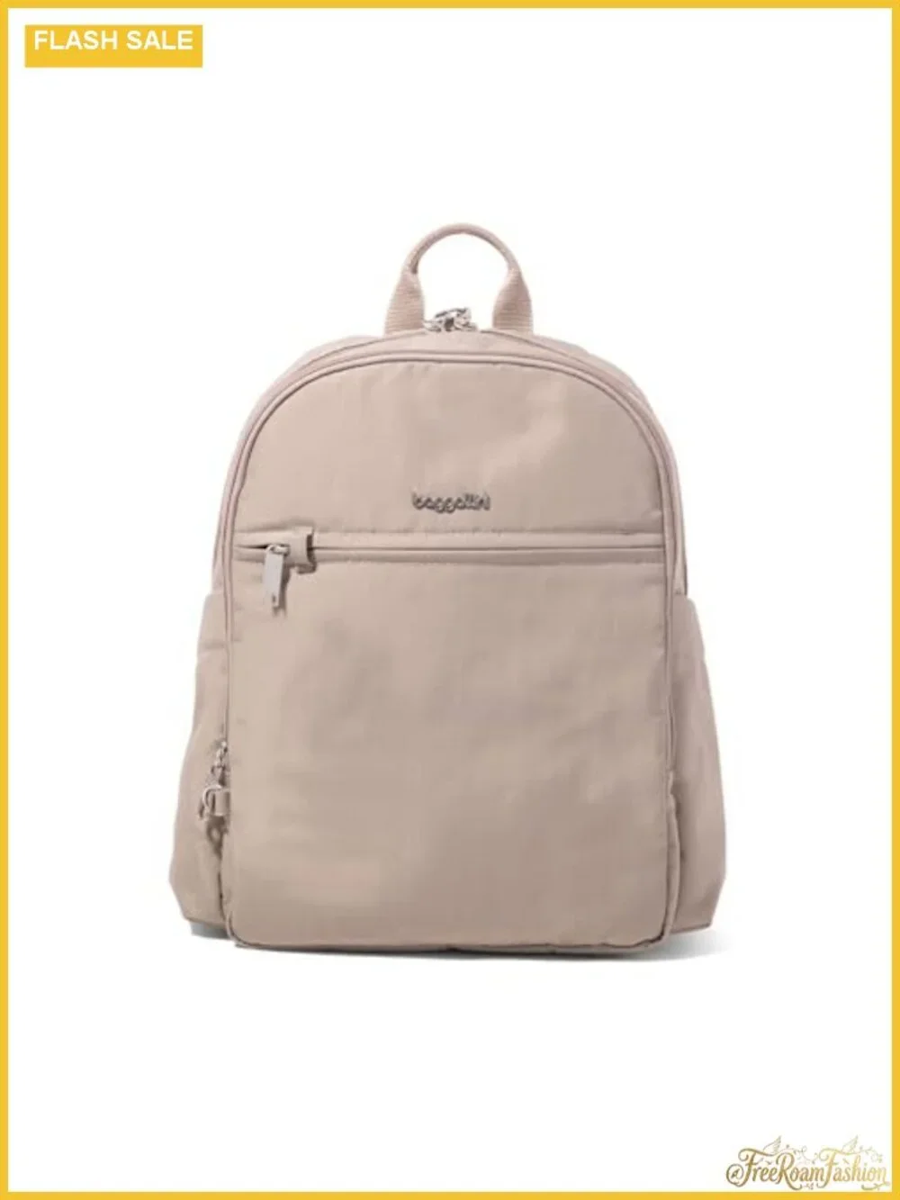 Anti-Theft Travel Backpack with Locking Zippers and RFID Protection